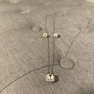 Zales Necklace and Earrings Set